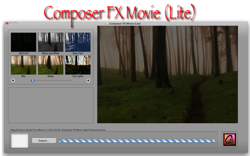 Composer FX Movie (Lite) 2.8 : Composer FX Movie (Lite) screenshot