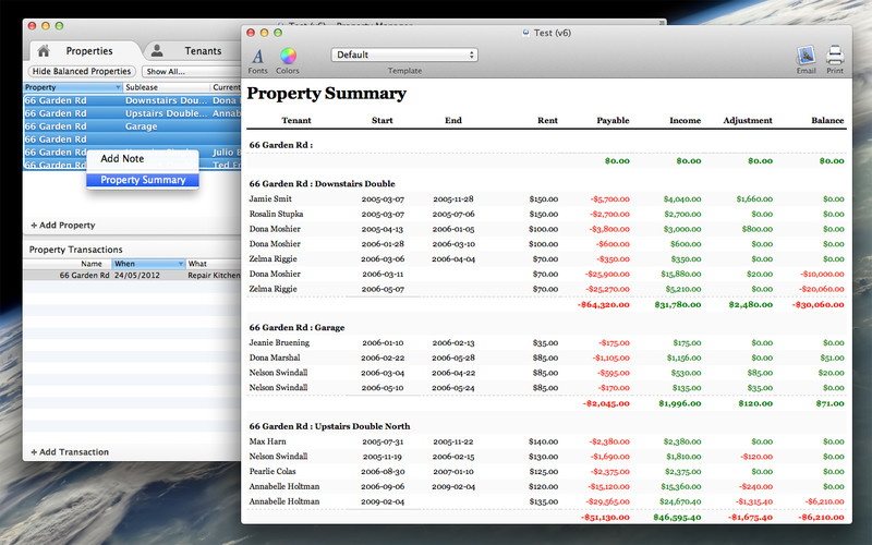 Property Manager 1.7 : Property Manager screenshot