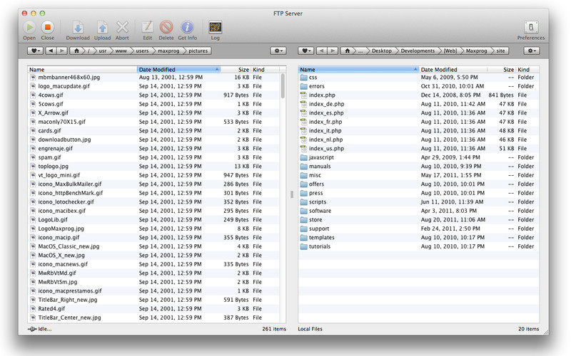 FTP Disk 1.2 : FTP Disk screenshot