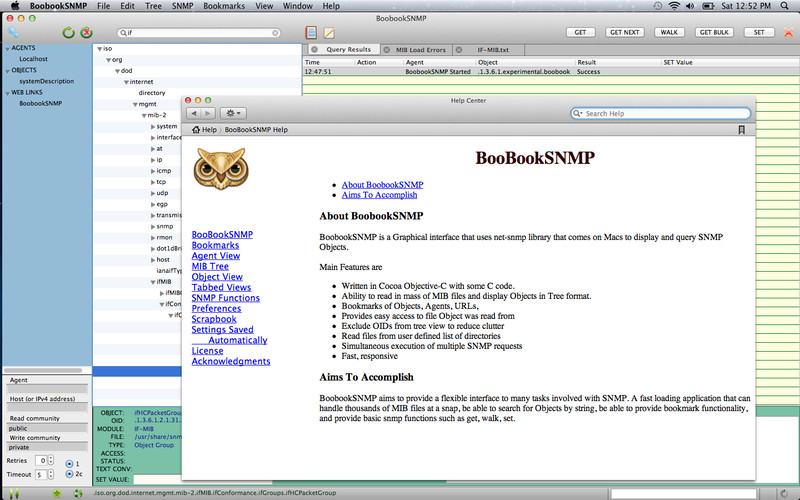 BoobookSNMP 1.0 : BoobookSNMP screenshot