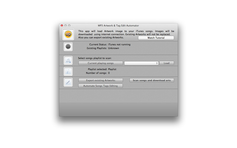 UpForWork 1.2 : MP3 Art & Tag screenshot