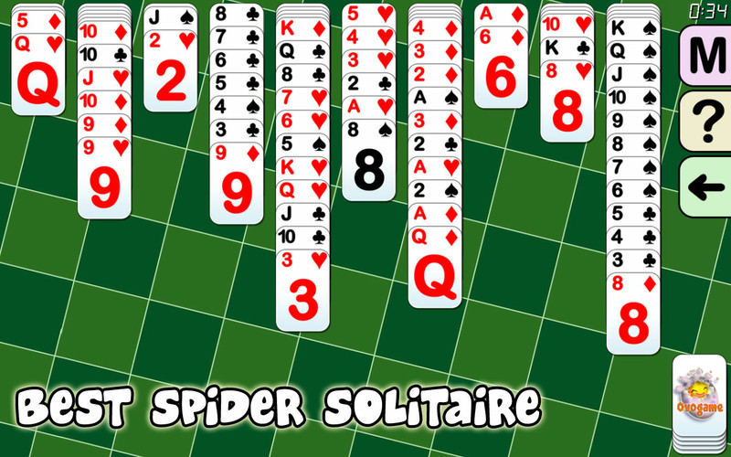 Best Spider Solitaire 2.1 : Best Spider Solitaire screenshot