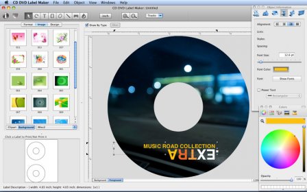 CD DVD Label Maker screenshot