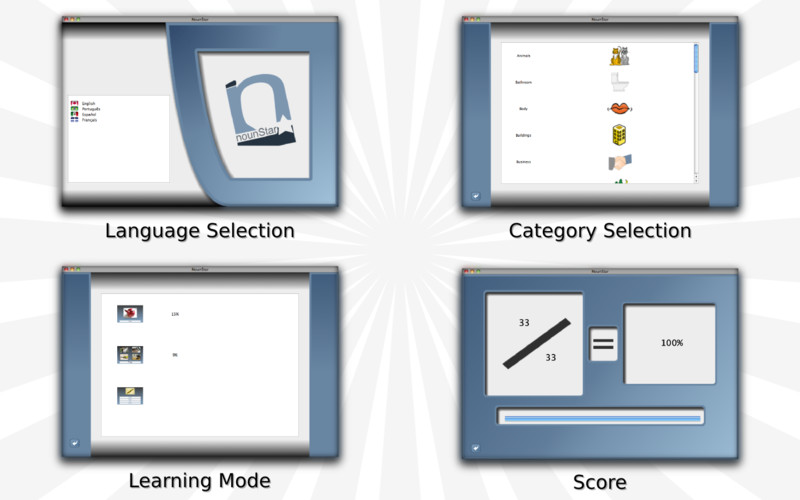 NounStar Language Study - Desktop Edition 2.0 : NounStar Language Study - Desktop Edition screenshot