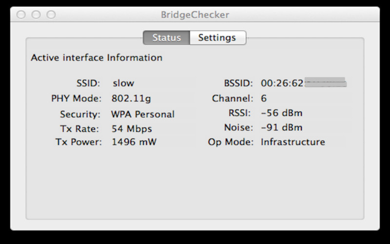 BridgeChecker 1.4 : BridgeChecker screenshot