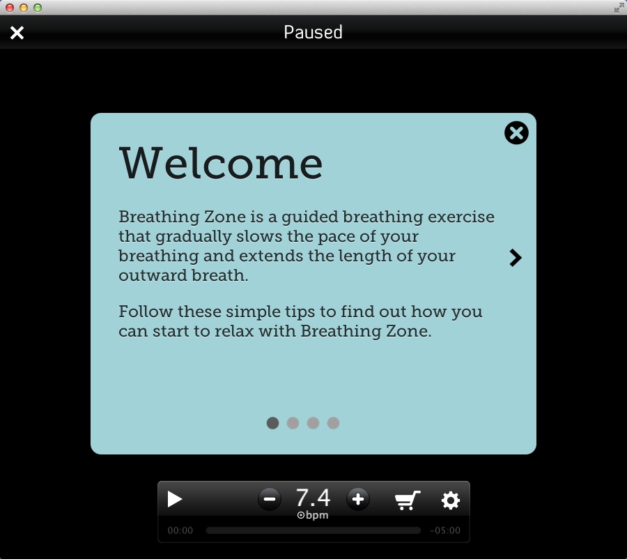 Breathing Zone - Relaxing Breathing Exercises 2.1 : Welcome Window