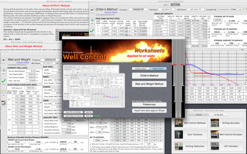 Well Control Worksheets 1.5 : Well Control Worksheets screenshot