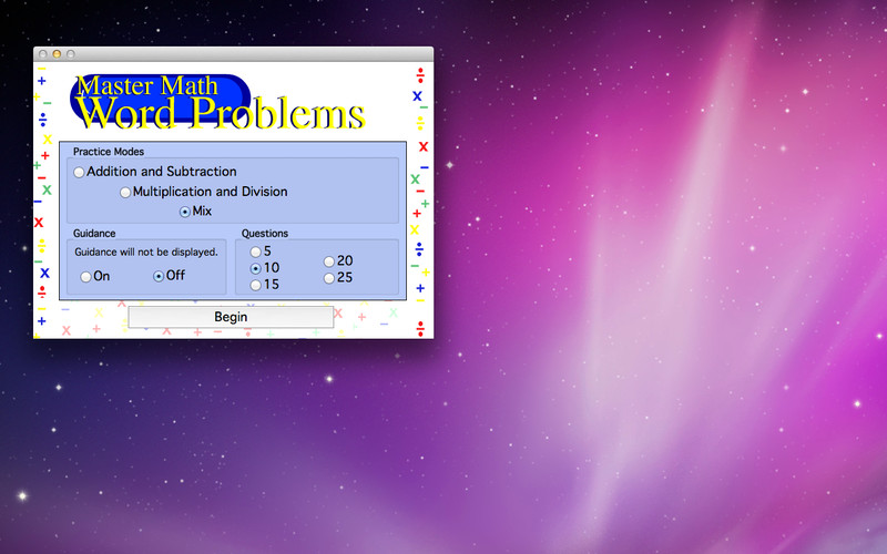 Master Math Word Problems 2.0 : Master Math Word Problems screenshot