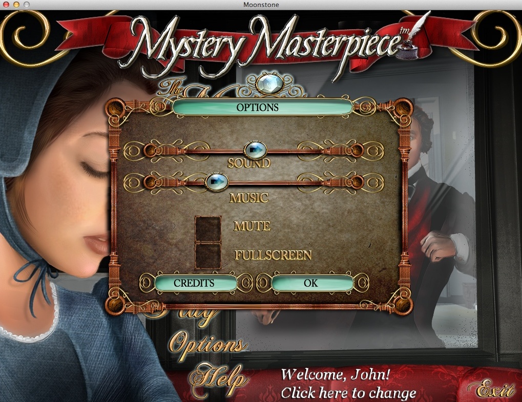 Mystery Masterpiece: The Moonstone 2.0 : Game Options