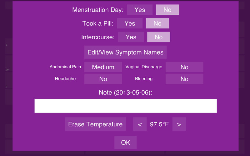 Menstruation and Ovulation Calendar - Menstrual Period Calculator and Tracker 3.7 : Menstruation and Ovulation Calendar - Menstrual Period Calculator and Tracker screenshot