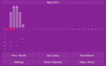 Menstruation and Ovulation Calendar - Menstrual Period Calculator and Tracker screenshot