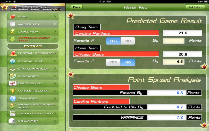 Football Forecaster 2.0 : Football Forecaster screenshot