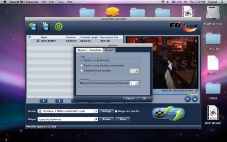 Foxreal MXF Converter screenshot