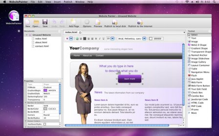 WebsitePainter screenshot