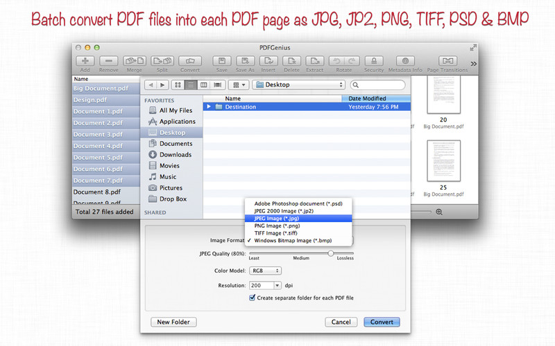 PDFGenius : The Ultimate PDF Manipulating Tool 2.0 : PDFGenius : The Ultimate PDF Manipulating Tool screenshot