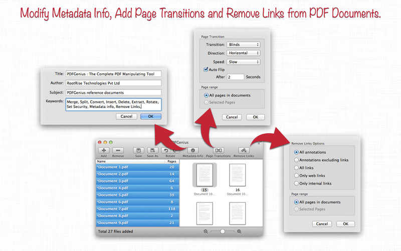 PDFGenius : The Ultimate PDF Manipulating Tool 2.0 : PDFGenius : The Ultimate PDF Manipulating Tool screenshot