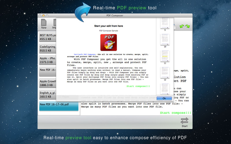 PDF Composer 2.3 : PDF Composer screenshot