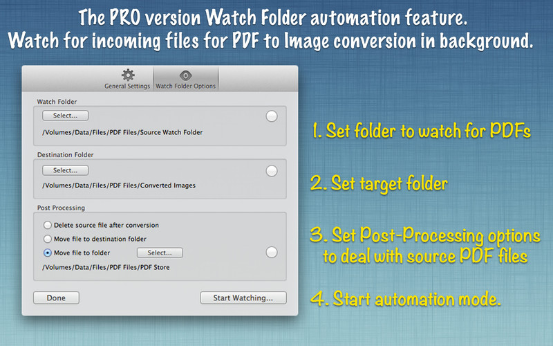 PDF to JPG Pro : The Batch PDF to Image Converter with Automation 3.0 : PDF to JPG Pro : The Batch PDF to Image Converter with Automation screenshot