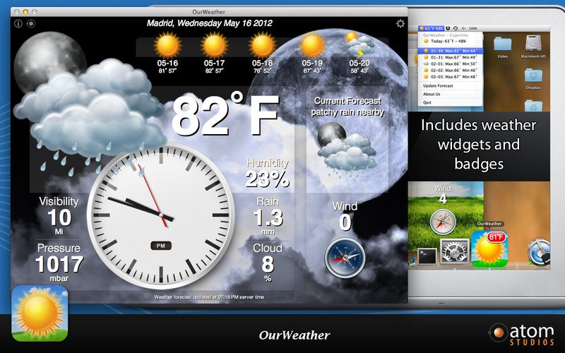 OurWeather 1.8 : OurWeather - weather forecast made simple screenshot