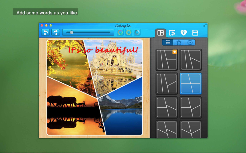 Colapic 2 - A simple and elegant multiple photos stitching tool 2.6 : Colapic 2 screenshot