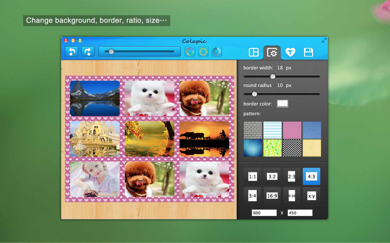 Colapic 2 - A simple and elegant multiple photos stitching tool 2.6 : Colapic 2 screenshot