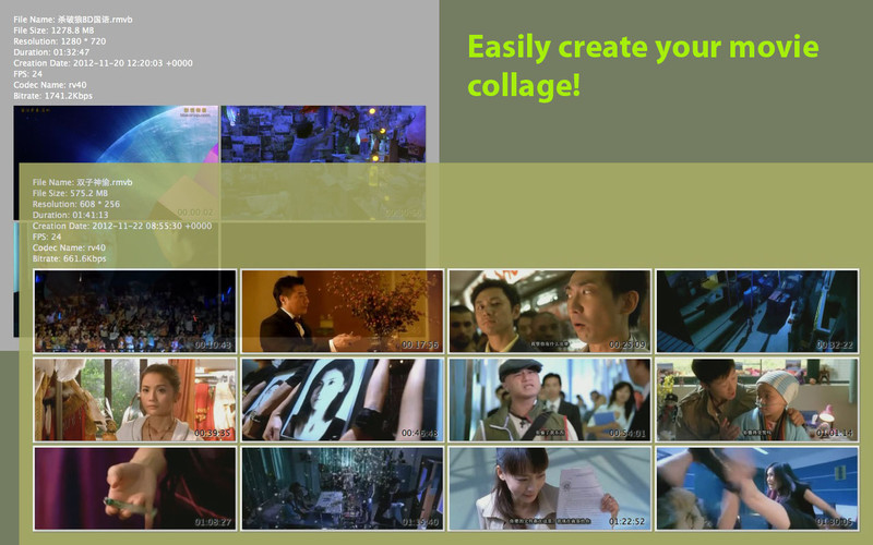 Movie Collage Creator 2.0 : Movie Collage Creator screenshot