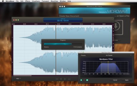 MicroWave - Audio Editor and Recorder screenshot