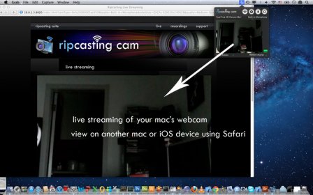 Ripcasting Cam (Webcam Streaming) screenshot