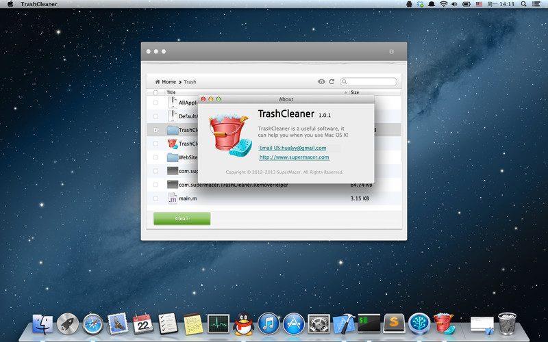 TrashCleaner 1.0 : TrashCleaner screenshot