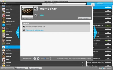 WordPower Learn Malaysian Vocabulary by InnovativeLanguage.com screenshot