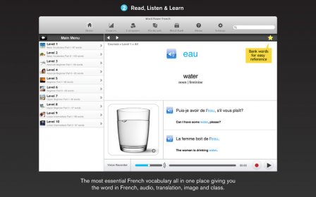 WordPower Learn French Vocabulary by InnovativeLanguage.com screenshot