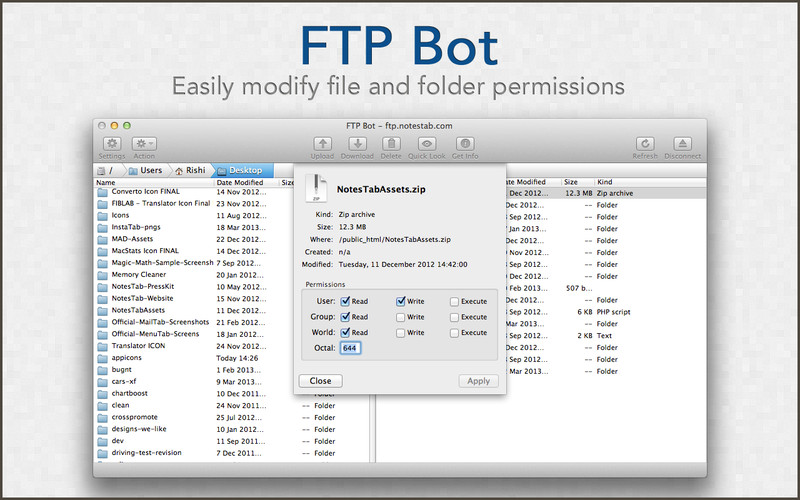 FTP Bot - Fast FTP Client 1.2 : FTP Bot - Fast FTP Client screenshot