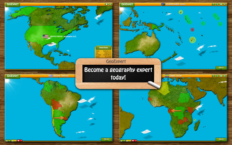 GeoExpert - World Geography 2.1 : GeoExpert - World Geography screenshot