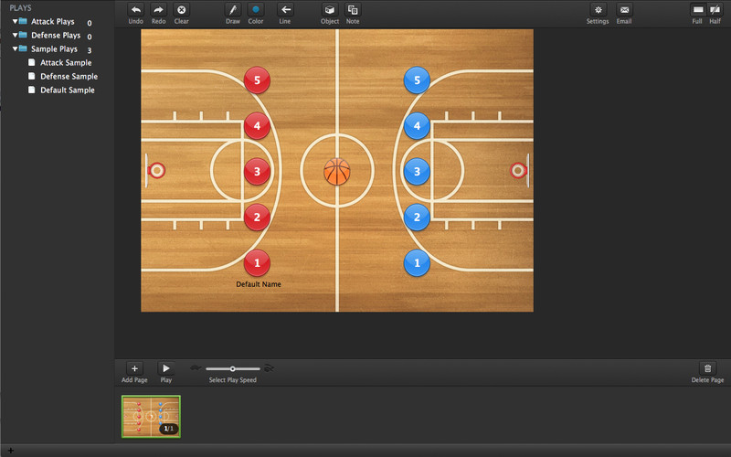 Coach's clipboard Pro 1.2 : Coach's clipboard Pro screenshot
