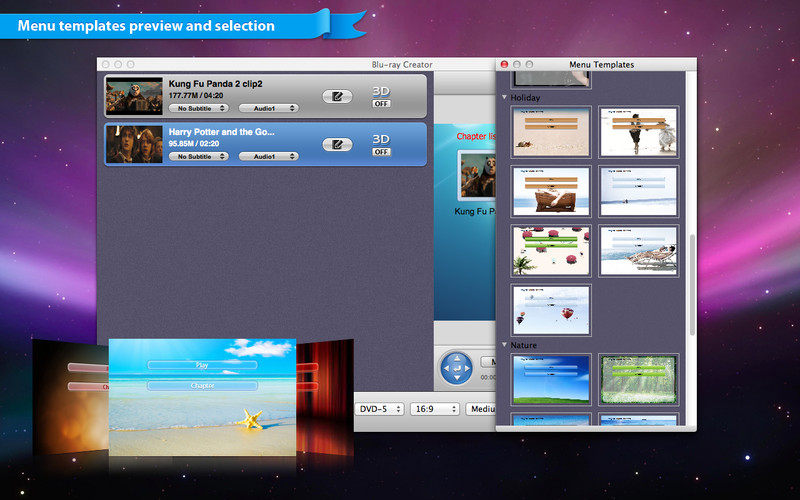 Leawo Blu-ray Creator for Mac 1.0 : Blu-ray Creator screenshot