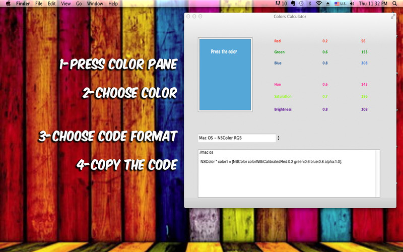 Color Calculator 1.4 : Color Calculator screenshot