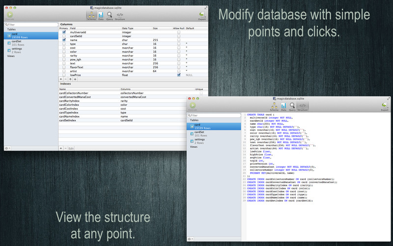 SQLite Professional 1.1 : SQLite Professional screenshot