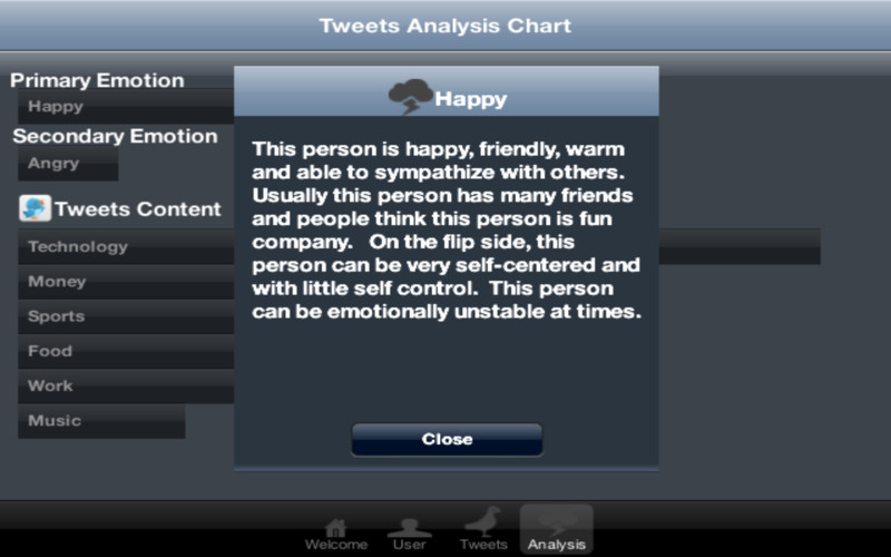 Tweet X-Ray - A Twitter personality and interests analysis tool 1.4 : Tweet X-Ray - A Twitter personality and interests analysis tool screenshot