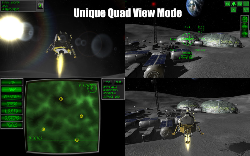 LunarFlight 1.9 : Lunar Flight screenshot