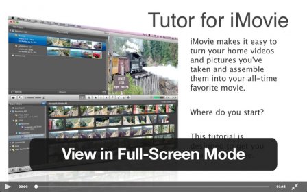 Tutor for iMovie screenshot