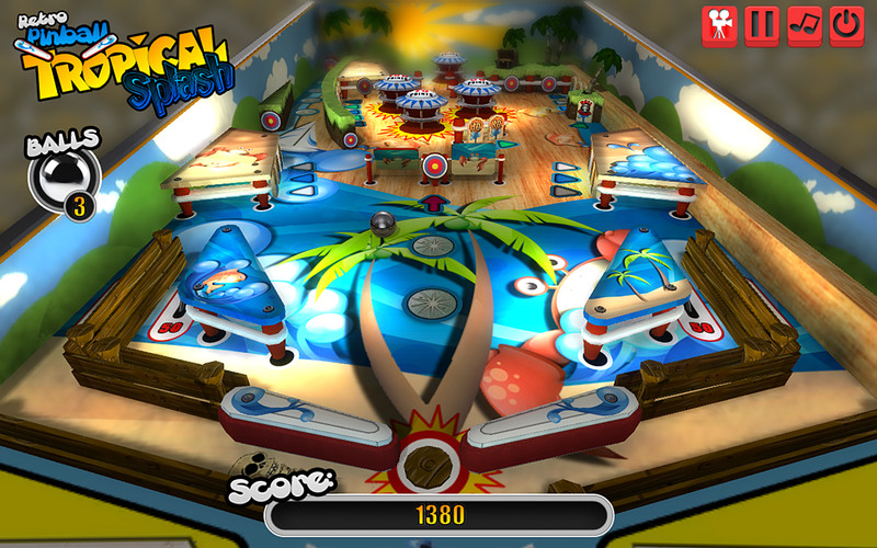 Retro Pinball - Tropical Splash 1.3 : Retro Pinball - Tropical Splash screenshot