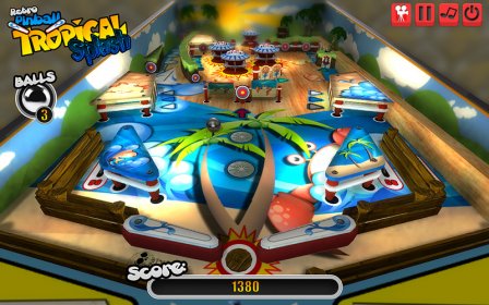 Retro Pinball - Tropical Splash screenshot