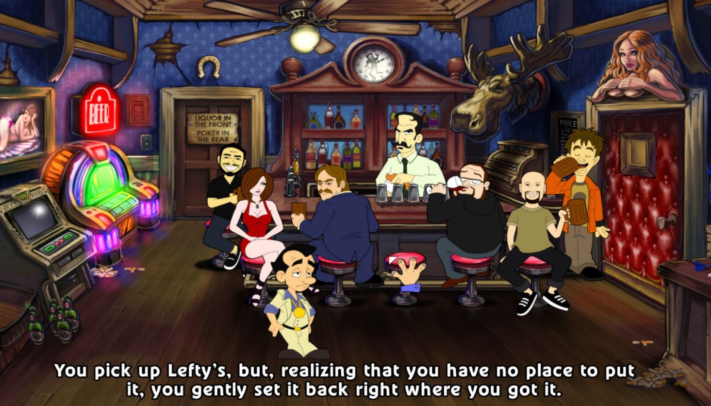 Leisure Suit Larry in the Land of the Lounge Lizards: Reloaded 1.0 : Main window