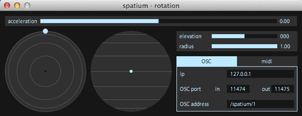 spatium · rotation 1.0 : Main window