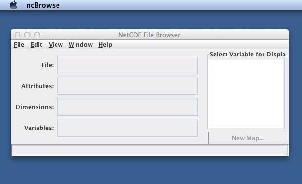ncBrowse 1.6 : Main window