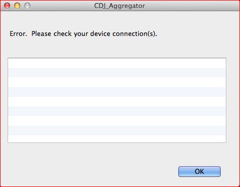 CDJ Aggregator 2.0 : Main Window