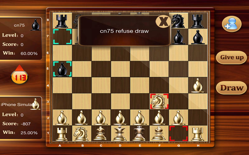 Chess - Online Game Hall 2.0 : Main window