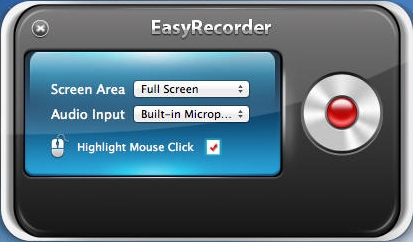 EasyRecorder 1.0 : Main Window
