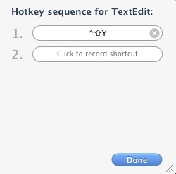 Apptivate 2.1 : Setting Shortcut Keys