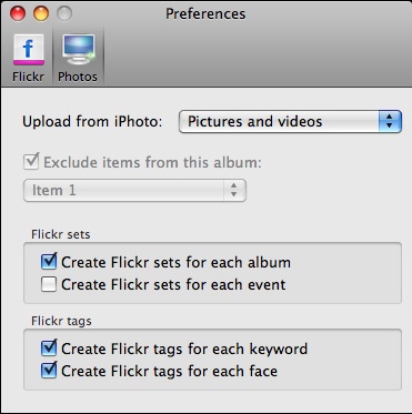 FlickrFriend 1.0 : Configuration Window